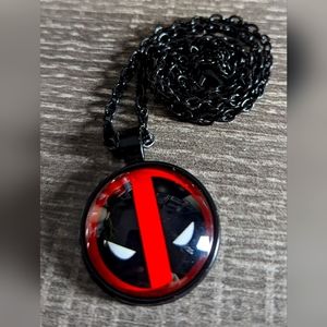 Marvel Deadpool Mask Necklace, NWOT